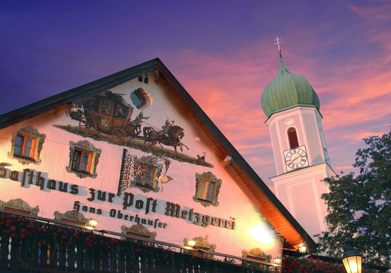 Metzgerei Gasthof Oberhauser - Hotel Zur Post Egling Exterior foto